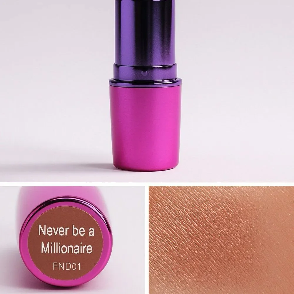 089/ Makeup Revolution Heart Makeup Lip Geek Lipstick Never Be A Millionaire
